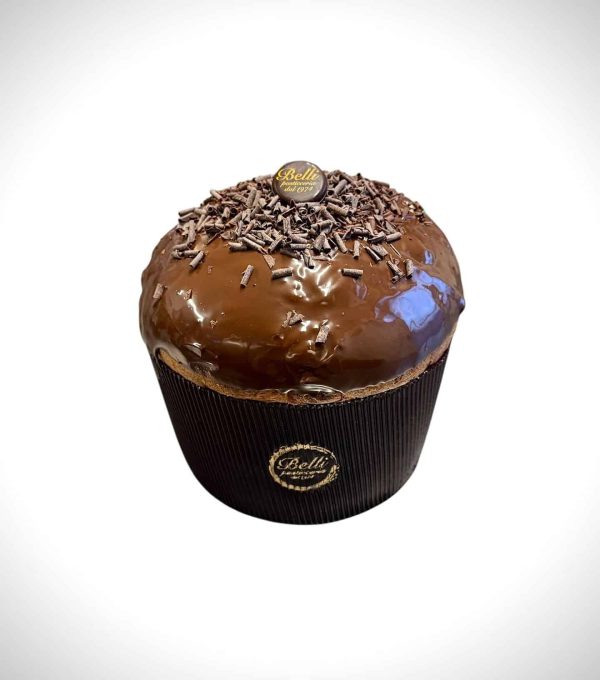 Panettone ai tre cioccolati